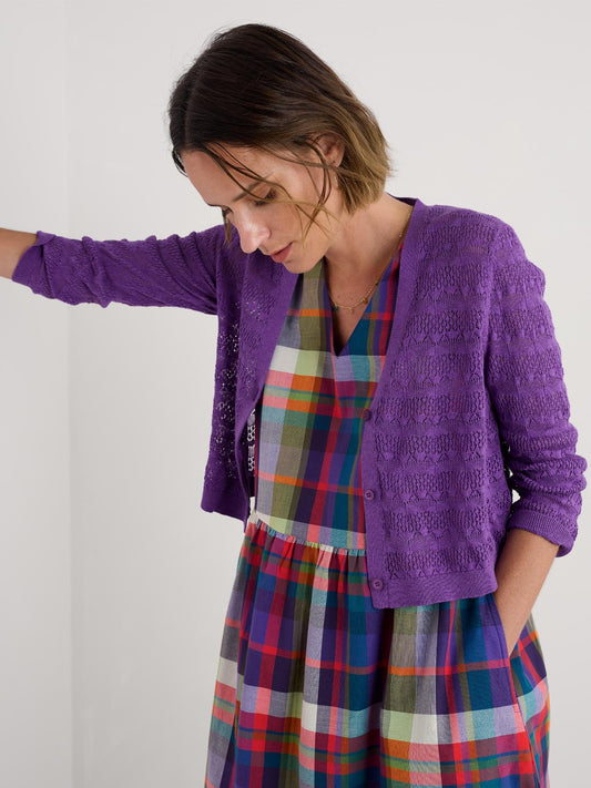 SWEET DAY CARDIGAN - PANSY