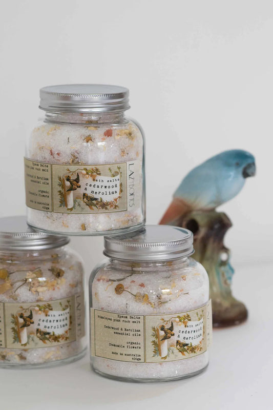 BATH SALTS - CEDARWOOD & NEROLINA