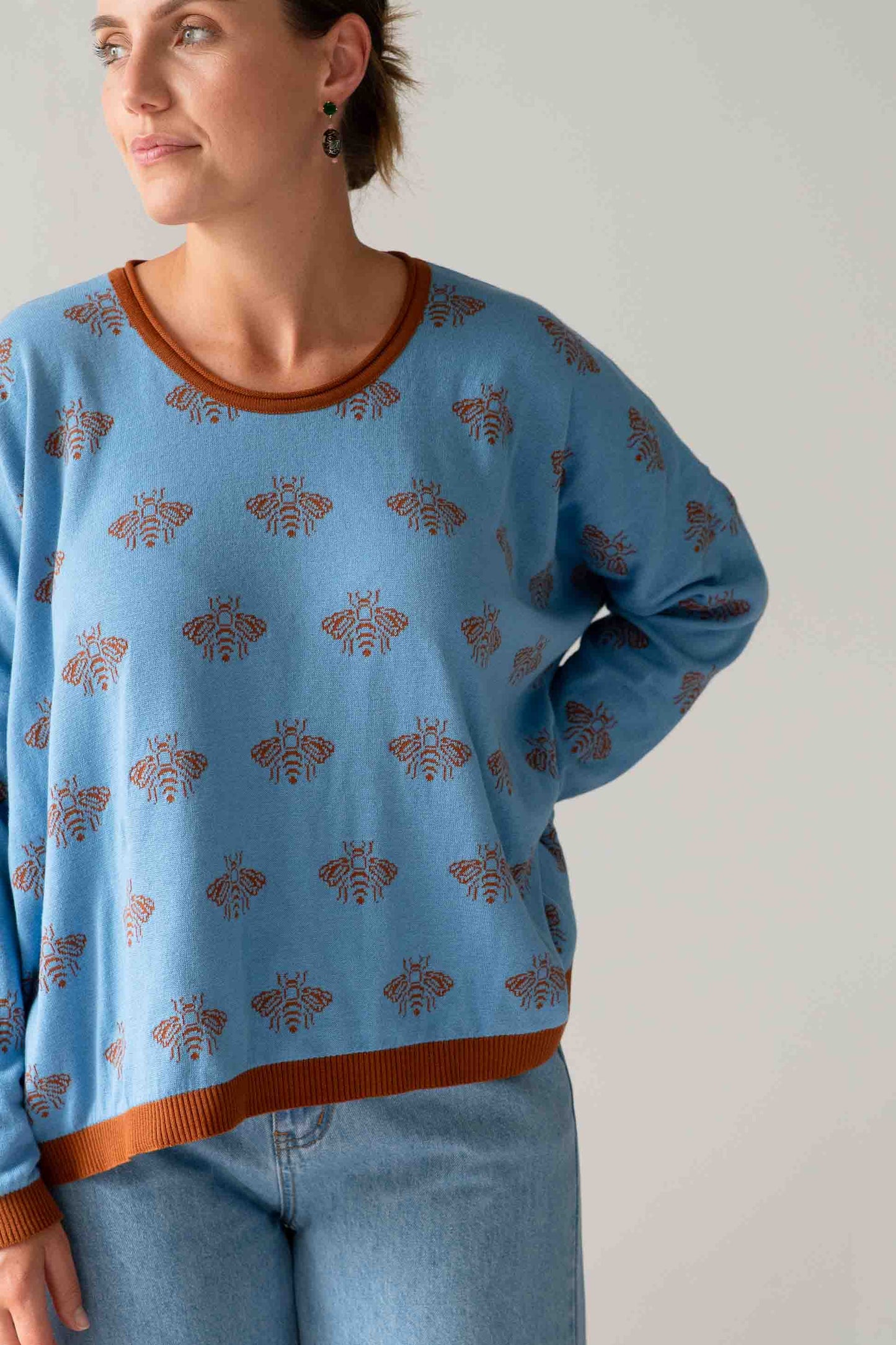 ANOUK JUMPER - BLUE BEES