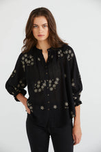 Load image into Gallery viewer, FLORA SHIRT - BLACK