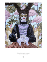 Load image into Gallery viewer, 1000 PIECE JIGSAW PUZZLE - GIRL WITH PINK FLAMINGOS