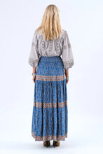 Load image into Gallery viewer, DIAMOND MAXI SKIRT - BLUE