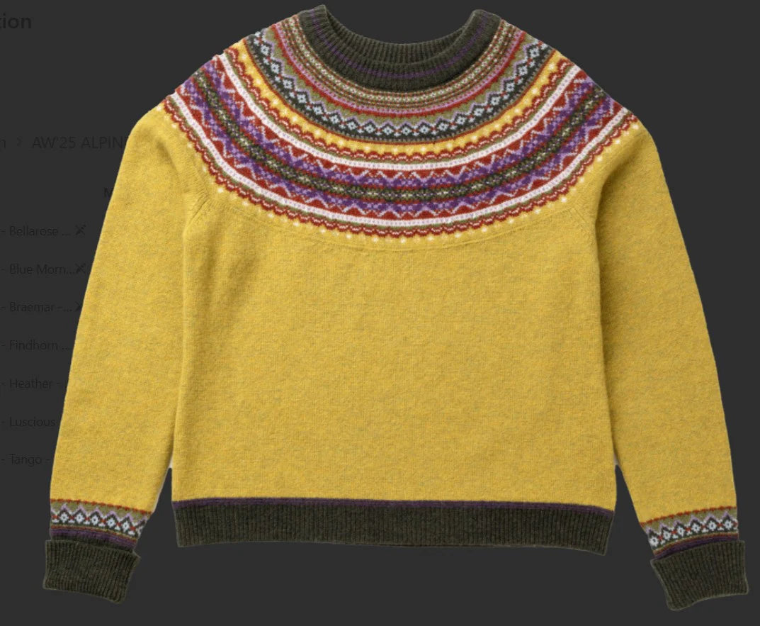 ALPINE SHORT SWEATER - FINDHORN