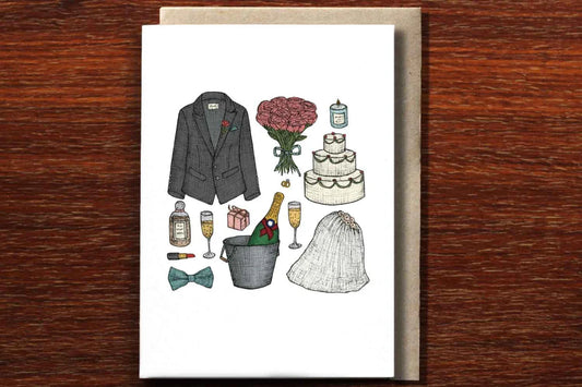 WEDDING KEEPSAKE CARD
