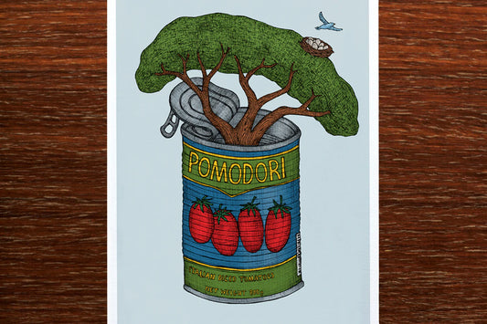 ART PRINT - TIN OF TOMATOES