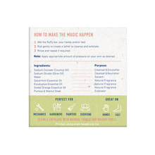Load image into Gallery viewer, RUFFY CLEANSE & EXFOLIATE - HAND & FEET SOAP BAR