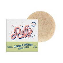 Load image into Gallery viewer, RUFFY CLEANSE & EXFOLIATE - HAND & FEET SOAP BAR