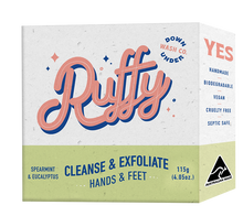 Load image into Gallery viewer, RUFFY CLEANSE & EXFOLIATE - HAND & FEET SOAP BAR