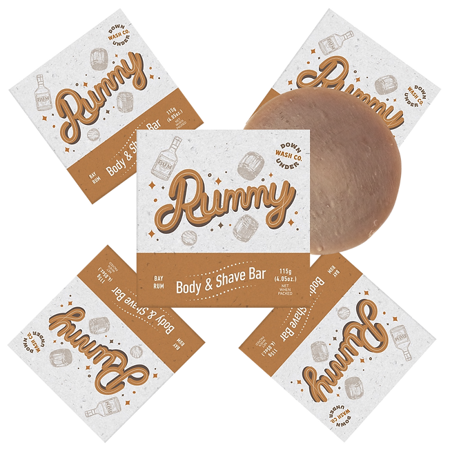 RUMMY BODY & SHAVE SOAP BAR