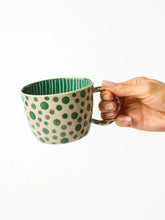 Load image into Gallery viewer, CHINO MUG GREEN SPOT - SET 2