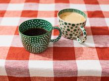 Load image into Gallery viewer, CHINO MUG GREEN SPOT - SET 2