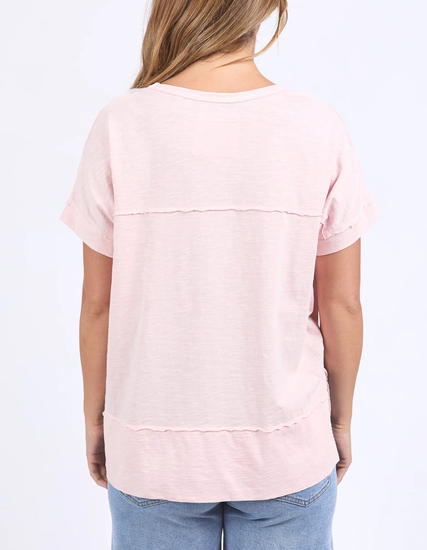 ALLISON TEE - PALE PINK