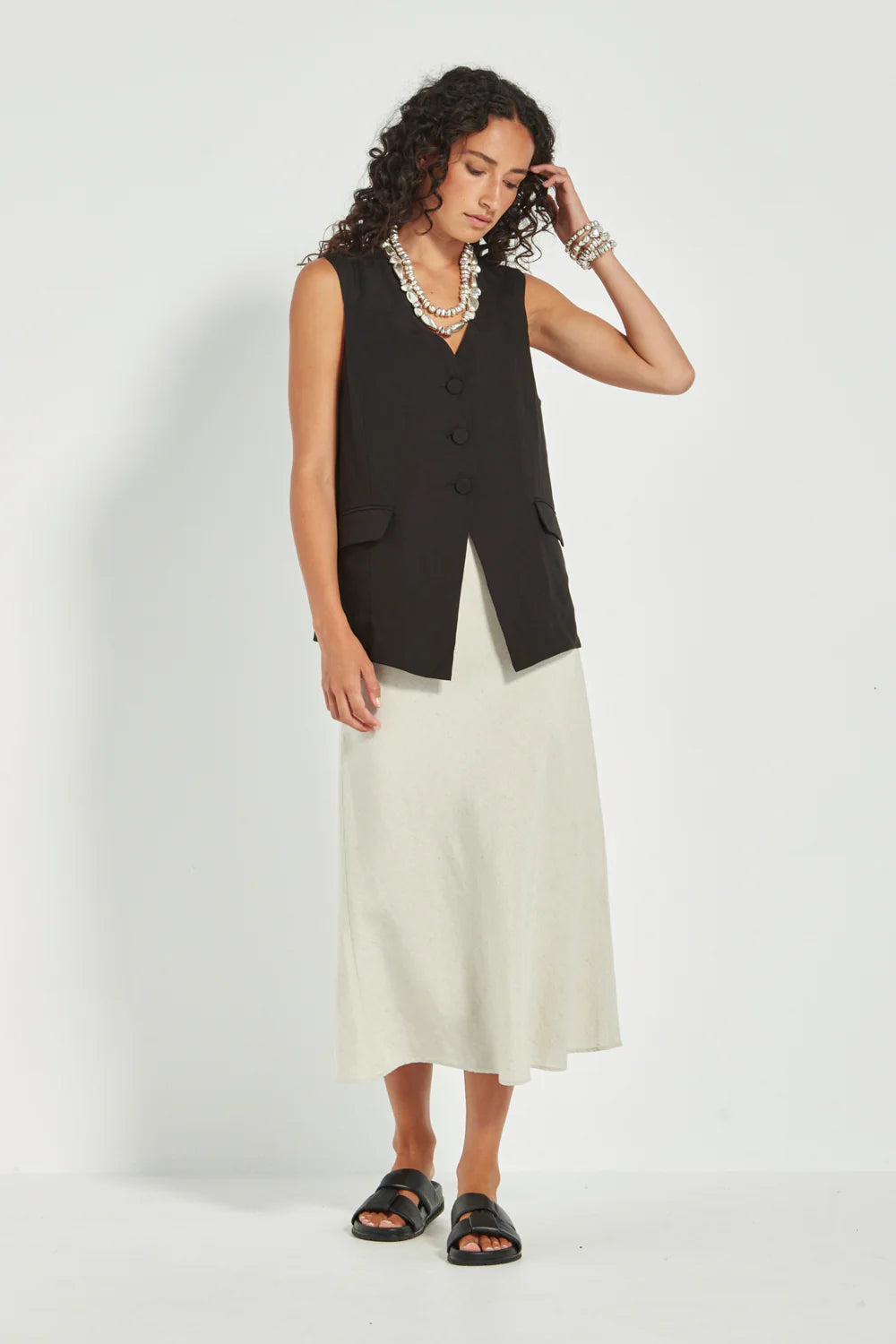 ISLA SKIRT - CASHEW