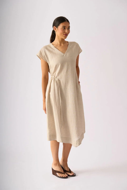 POINT OF VIEW DRESS - SAND