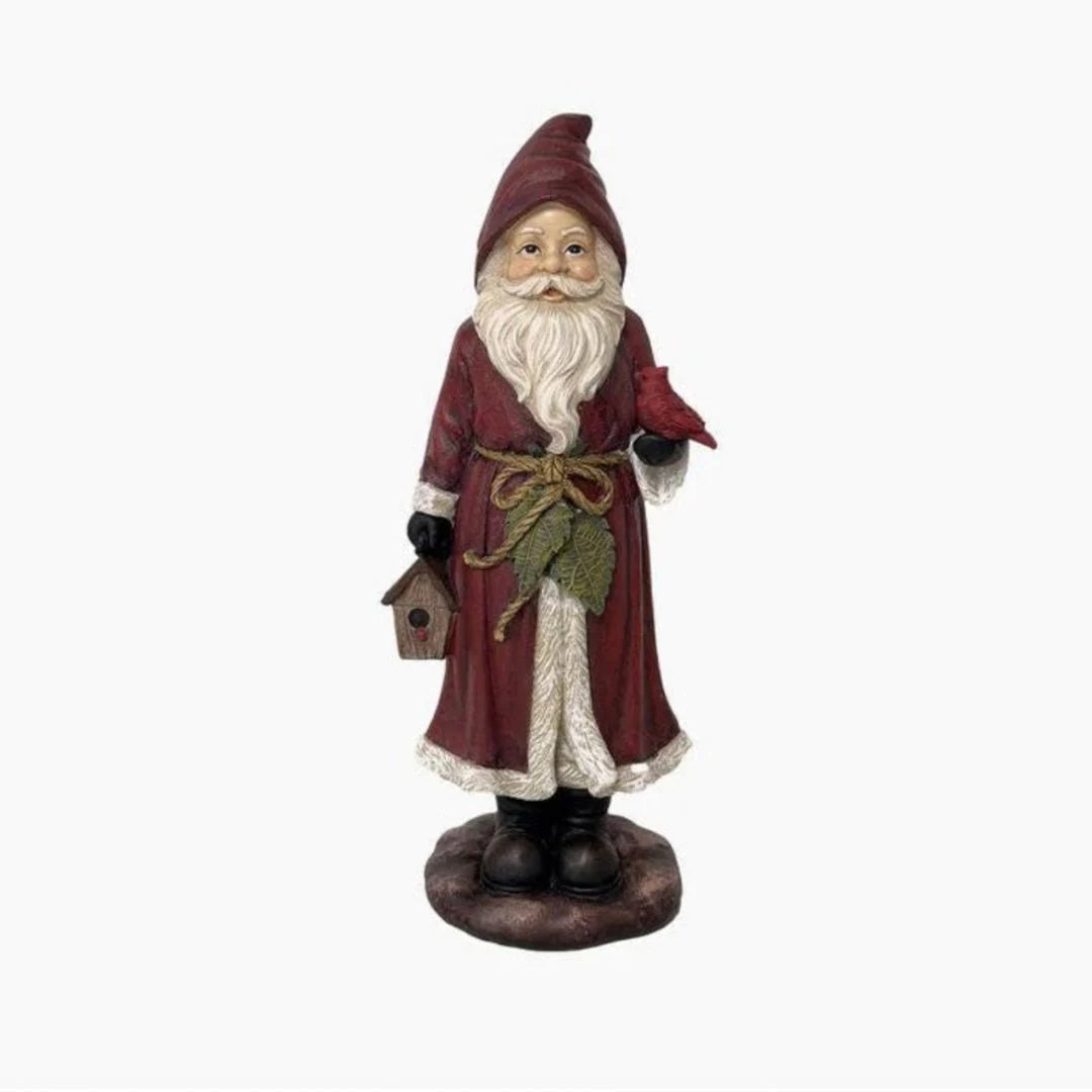 TRADITIONAL SANTA WITH BIRD