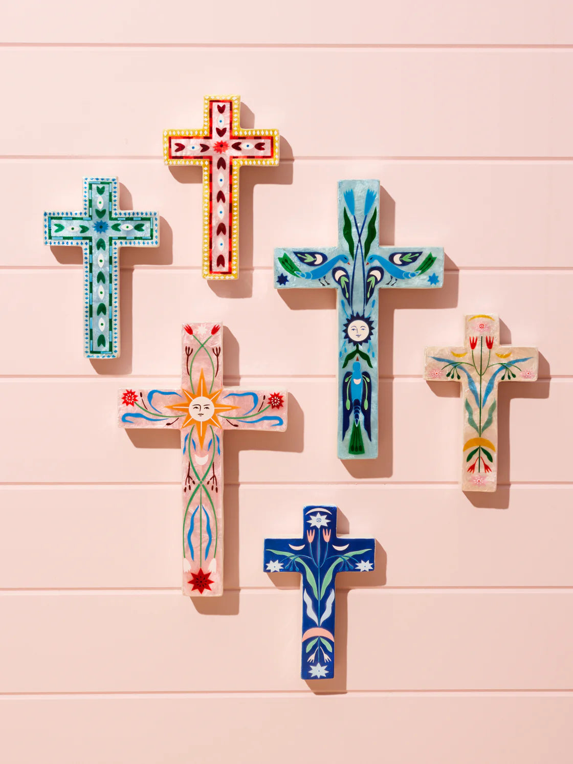 FABLE PINK SMALL CROSS