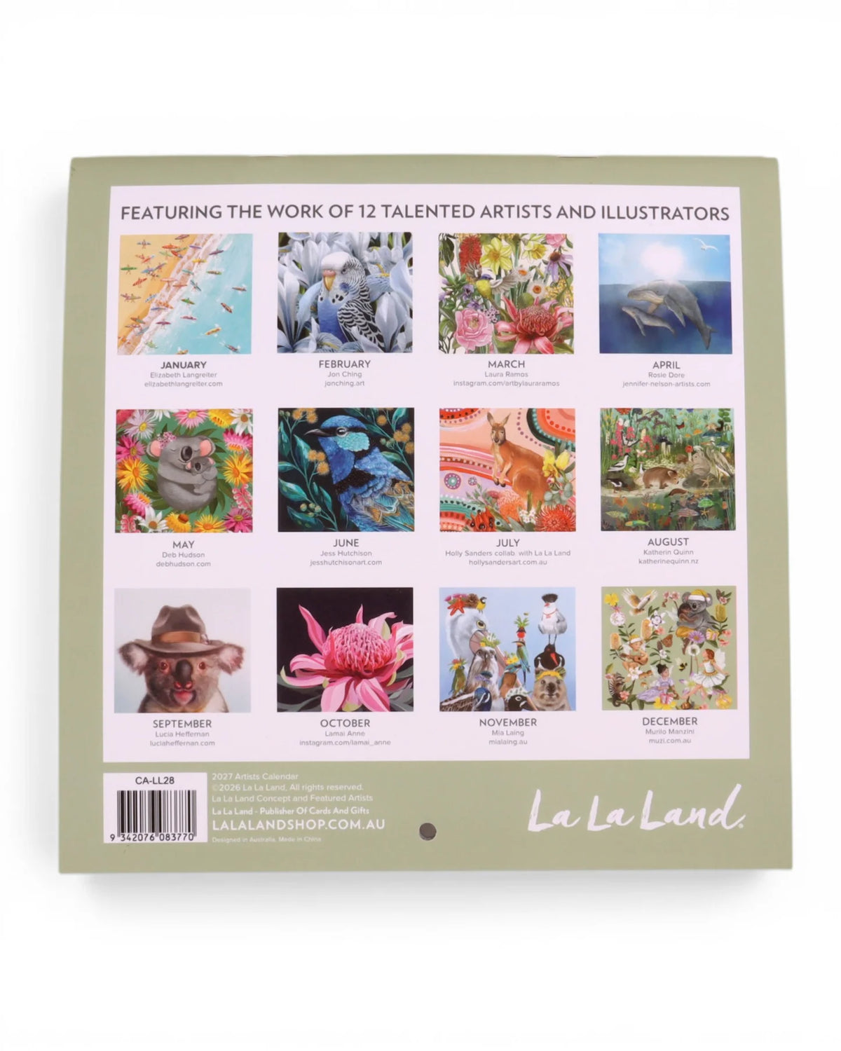2027 THE ARTISTS CALENDAR