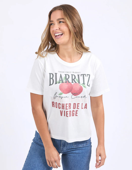 BIARITTZ TEE - VINTAGE WHITE