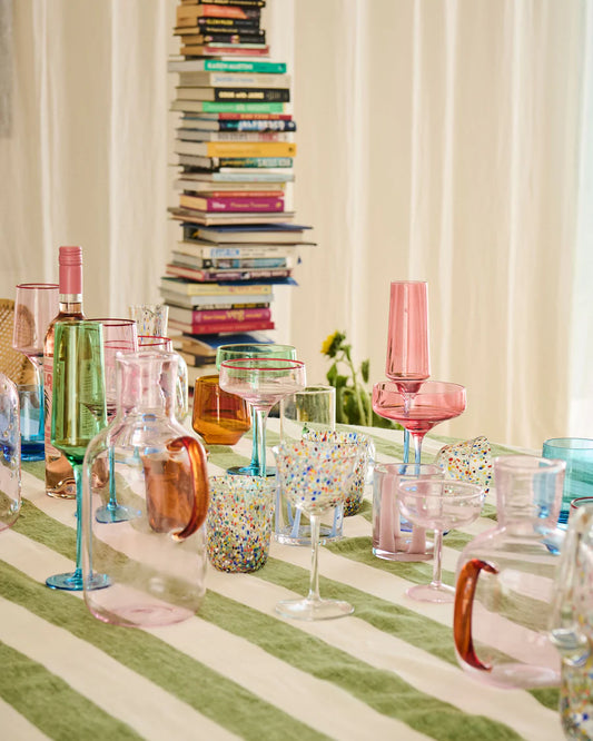 PISTACHIO CRUSH CHAMPAGNE GLASS 2P SET