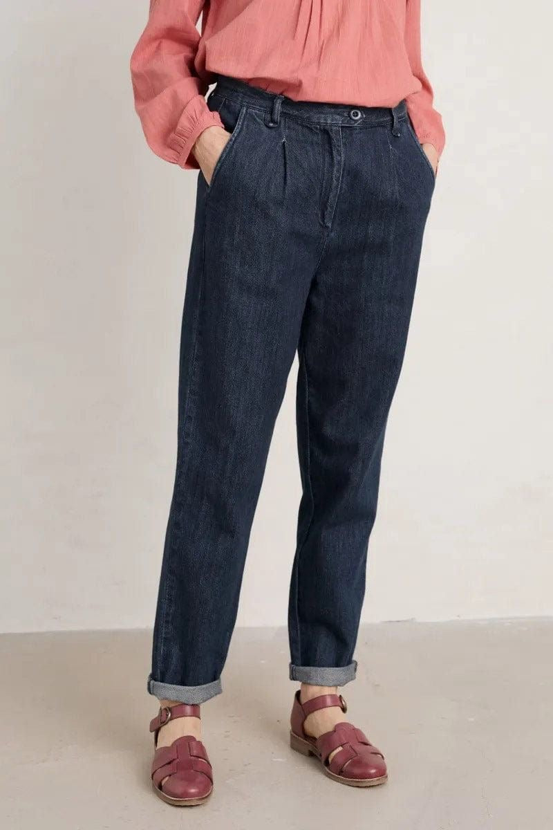 MARSLAND TROUSERS - DARK WASH INDIGO