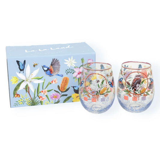 GLASS TUMBLER LARGE SET OF 2 BACKCOUNTRY VOL.2