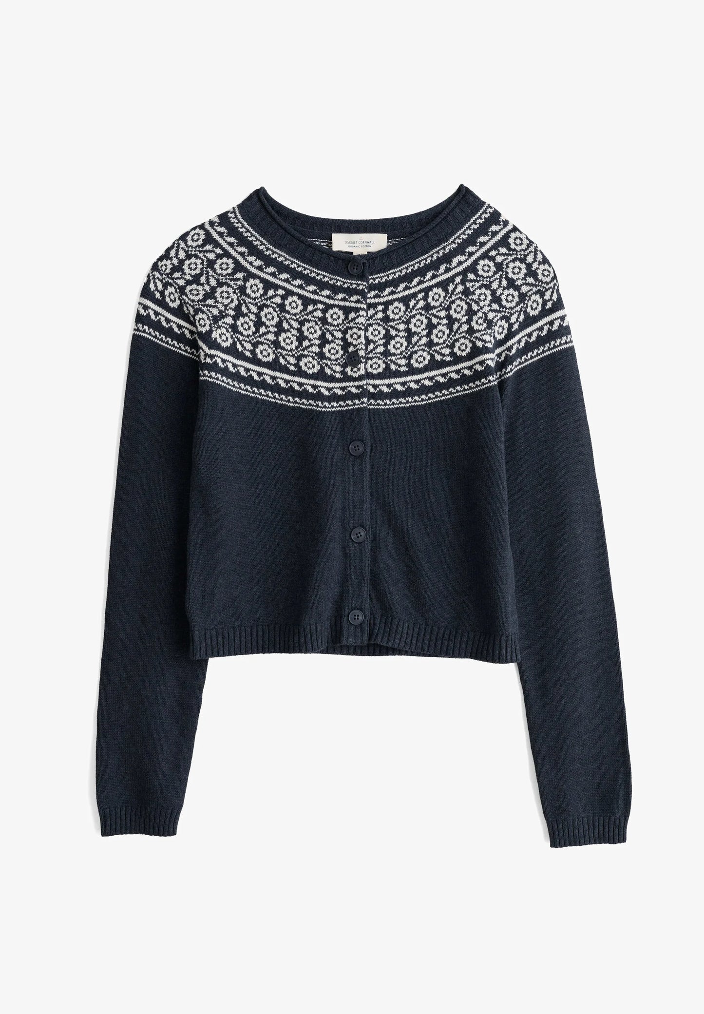 SWEET PEA CARDIGAN - TAPESTRIES INKWELL ECRU