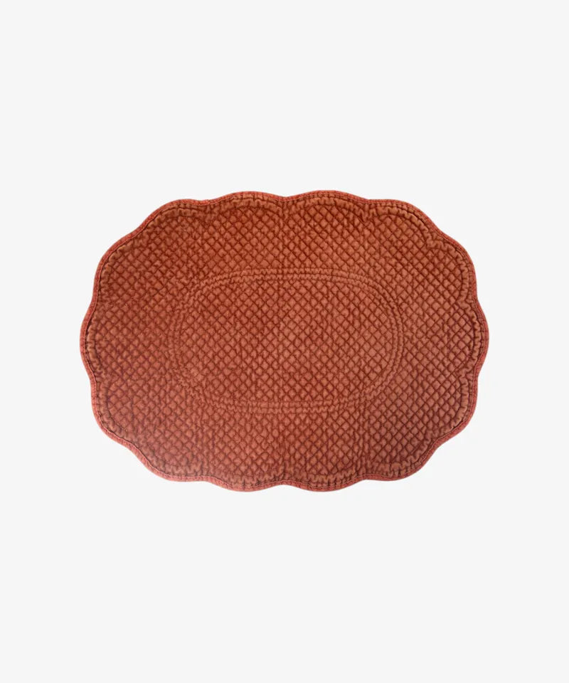 RENA RUST QUILTED PLACEMATS - SET OF 4