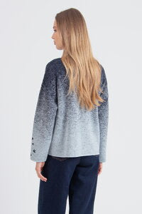JACQUARD PULLOVER - MURMURATION SKY
