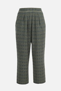 JACQUARD PANTS - DANDY NAVY
