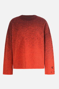 JACQUARD PULLOVER - MURMURATION CINNABAR