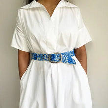 Load image into Gallery viewer, BELT - EMBROIDERED FORGET ME KNOT