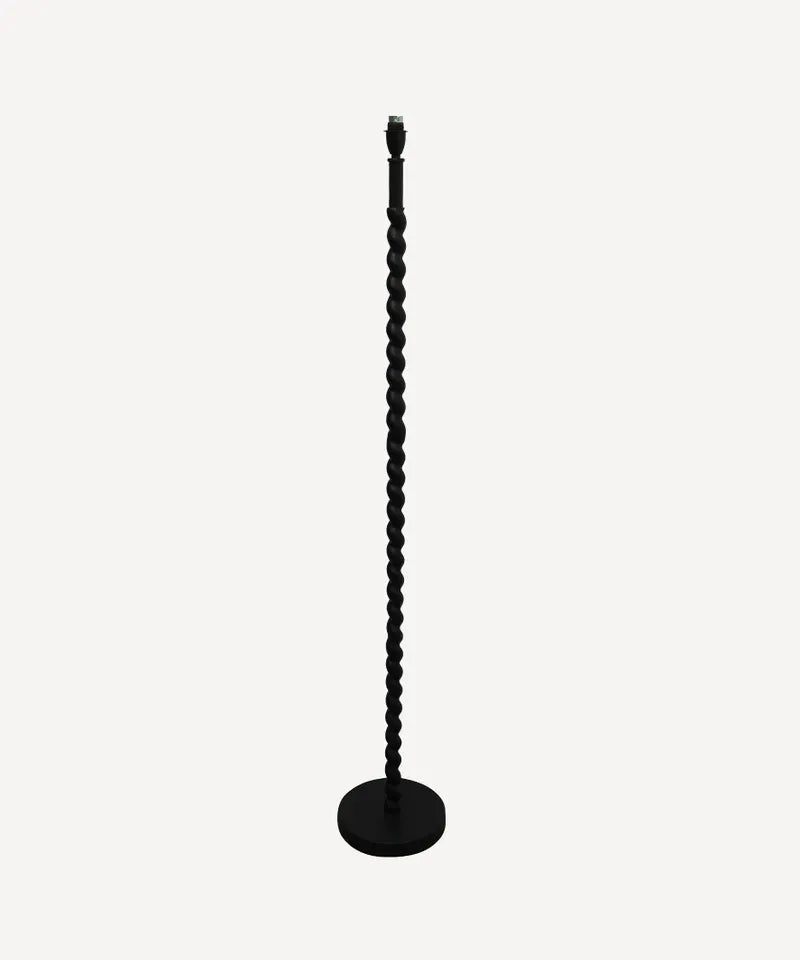 TWIST FLOOR LAMP WITH COOLIE SHADE