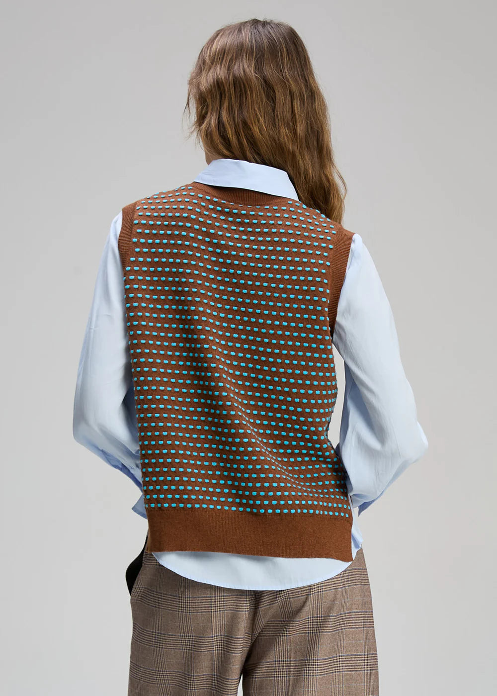 TEXTURED TANK - COFFEE