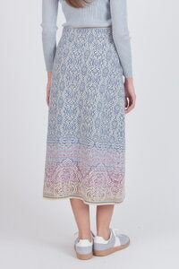 SKIRT ORNAMENT PATTERN - OFF WHITE