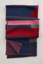 Load image into Gallery viewer, INKCAP BOARDER SHAWL - BOARDER SLATE