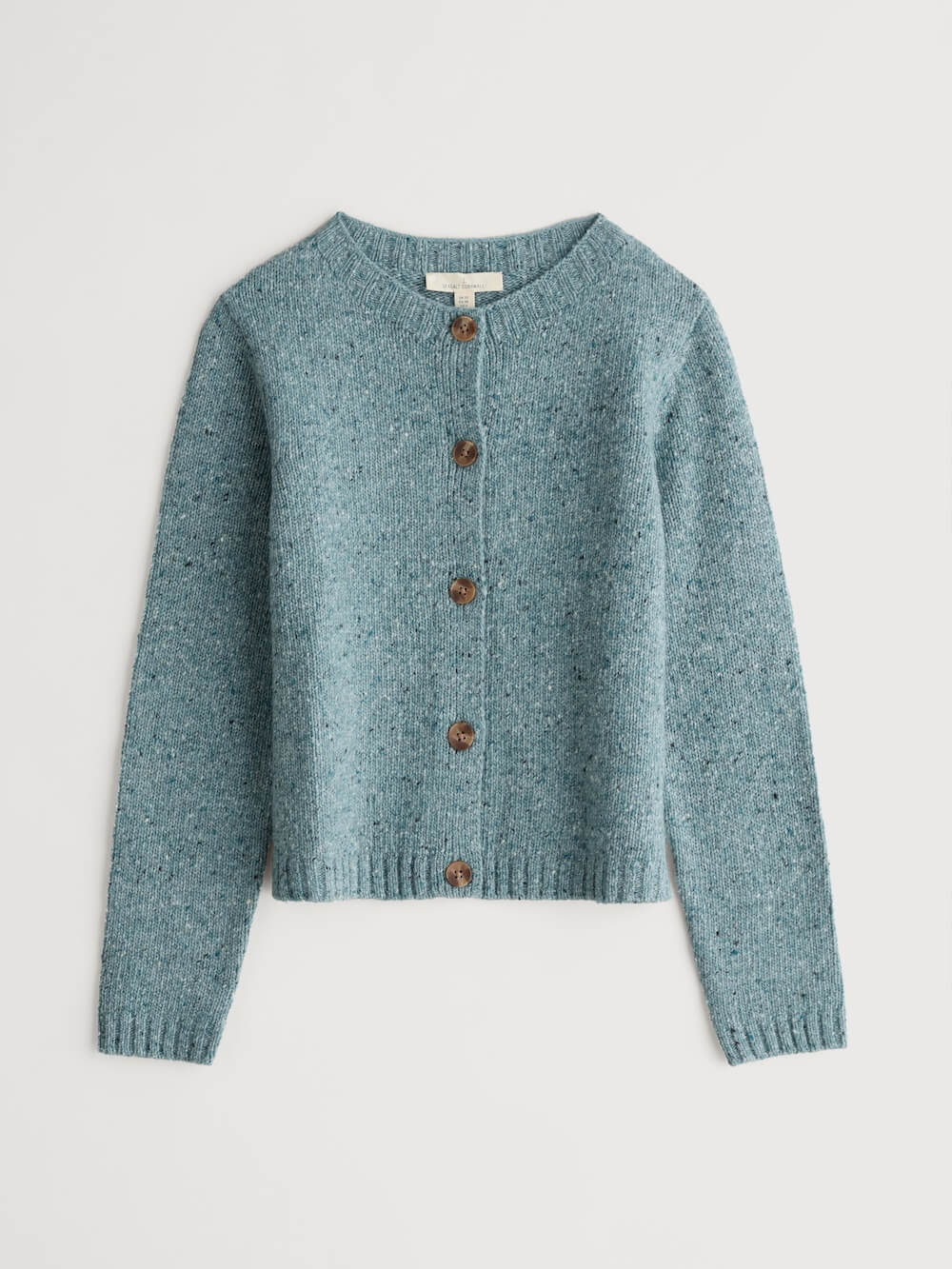 DAWSON PICK MERINO CARDIGAN - LICHEN