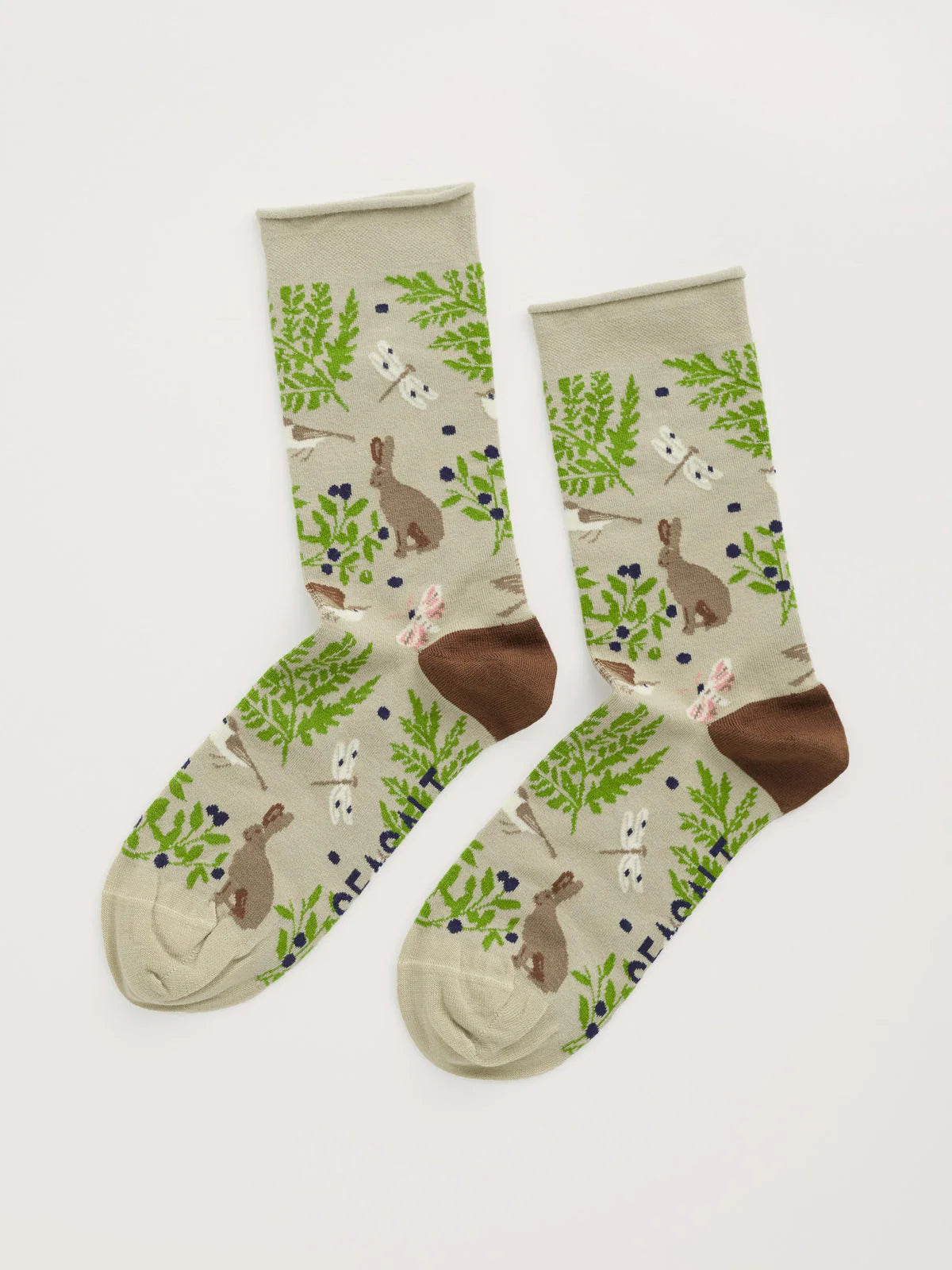 SAILOR SOCKS - FERN HARE ARAN