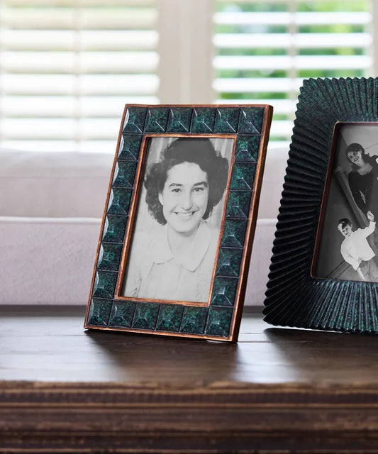 JADE SQUARES PHOTO FRAME - 4 X 6