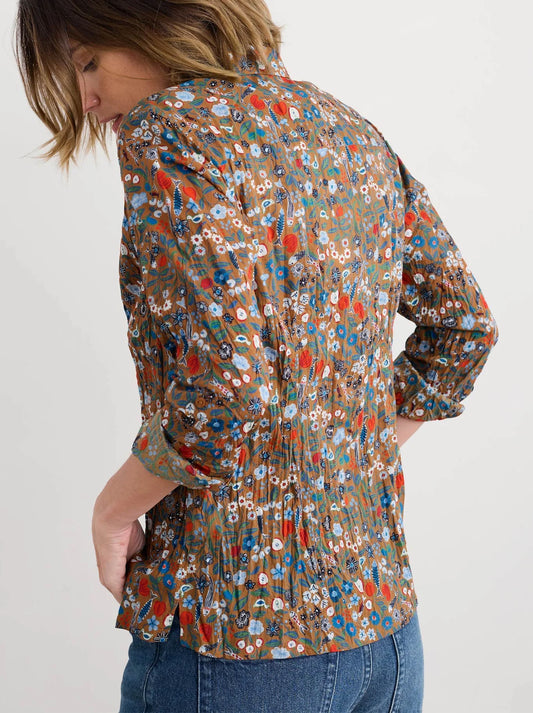 LARISSA SHIRT - STILL LIFE BASKET
