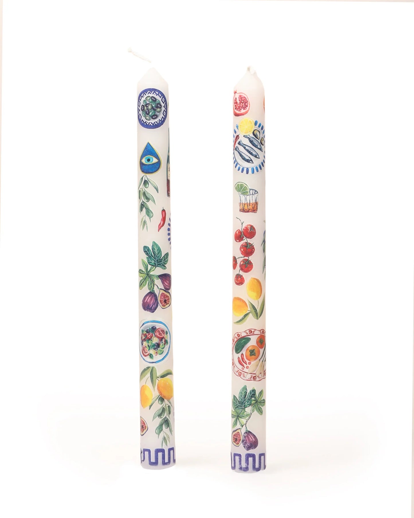 TAPER CANDLE SET - MEDITERRANEAN SUMMER