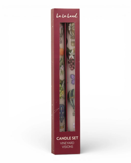 TAPER CANDLE SET - VINEYARD VISIONS
