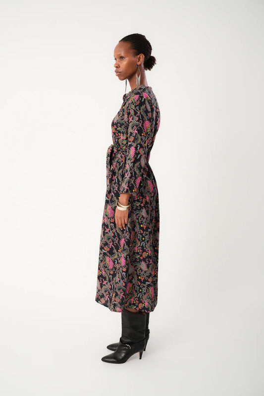 HARPER MAXI DRESS - FLOWER PRINT