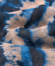 Load image into Gallery viewer, AZUKA SCARF - NAVY PEONY