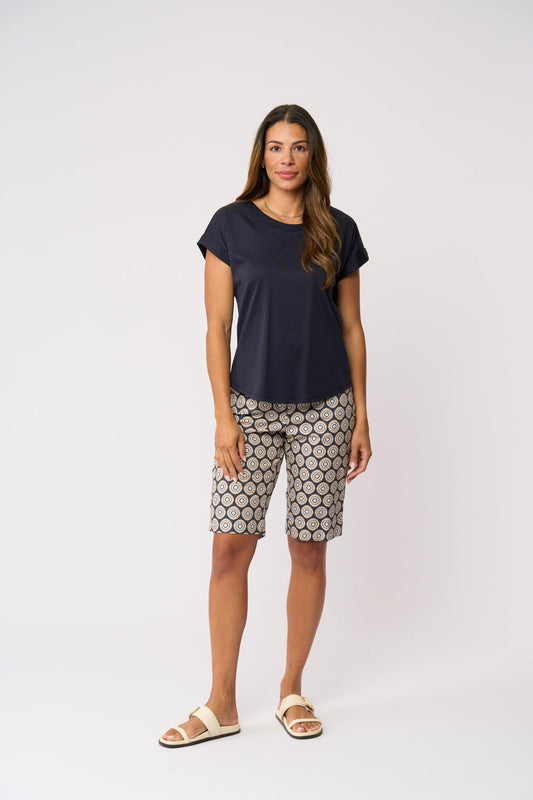 CLEAN QUEEN TOP - TRUE NAVY