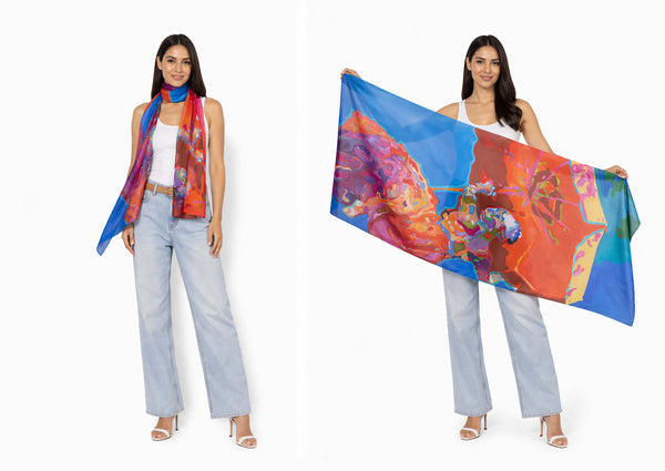 THE ARTIST’S LABEL SCARF - WOOL - TAKE IT AWAY SIBYL