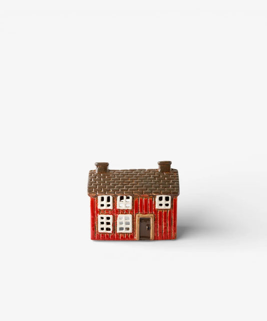 NORGARD TORP RED COTTAGE TEALIGHT