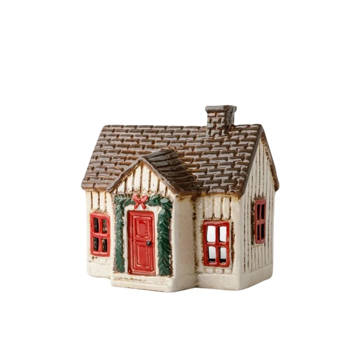 NORGARD TORP GARLAND COTTAGE TEALIGHT