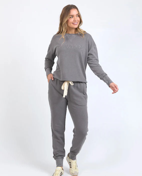 SIMPLIFIED TRACK PANT - IRON