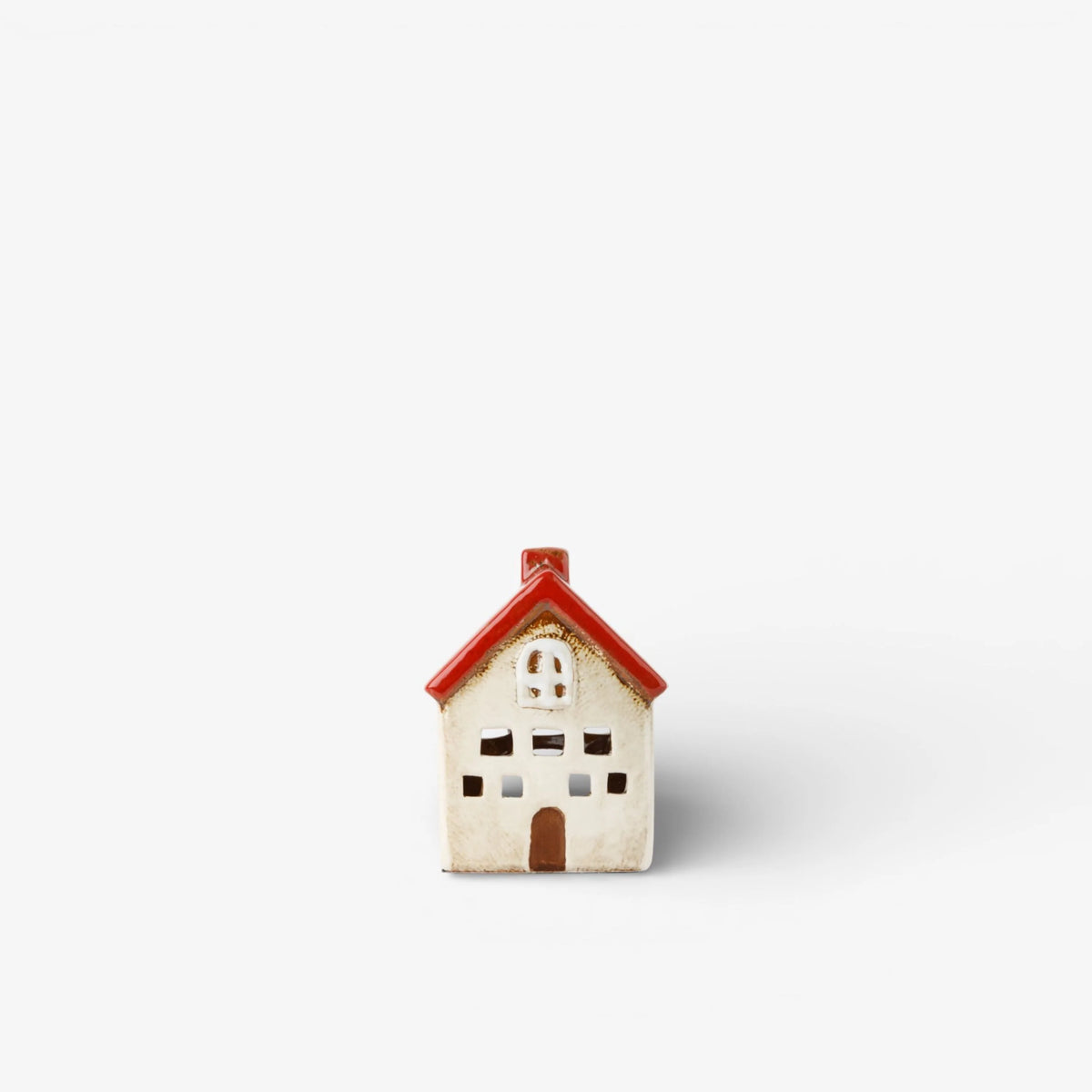 ALSACE RED WHITE VILLA TEALIGHT