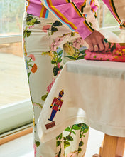 Load image into Gallery viewer, NOEL EMBROIDERED LINEN TABLECLOTH